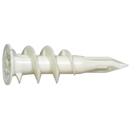 Midwest Fastener Screw Anchor, 1-1/4" L, Plastic, 100 PK 04280